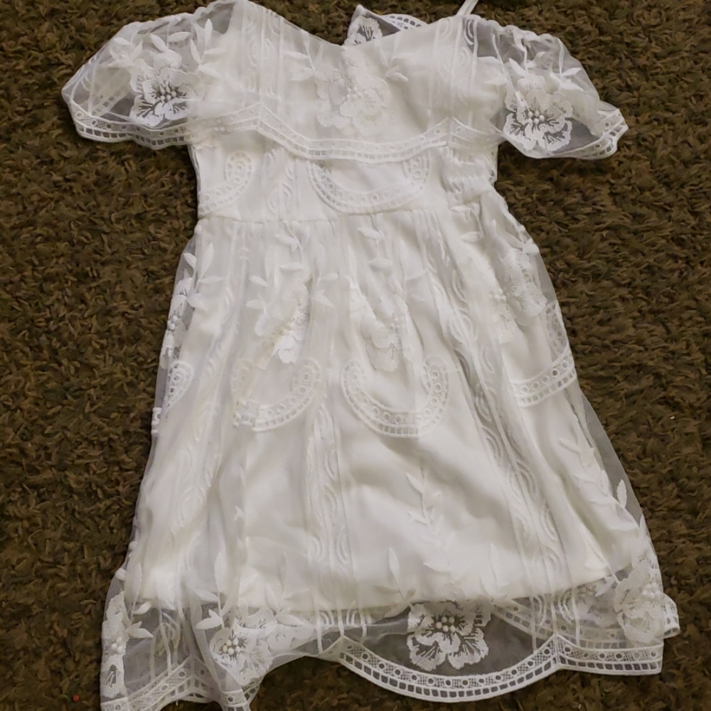 White dress worn once